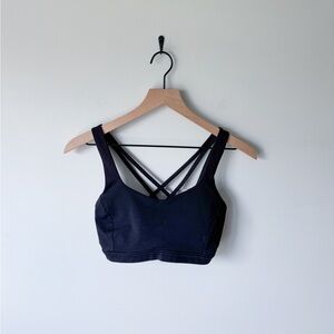 Black Lululemon Strappy Sports Bra